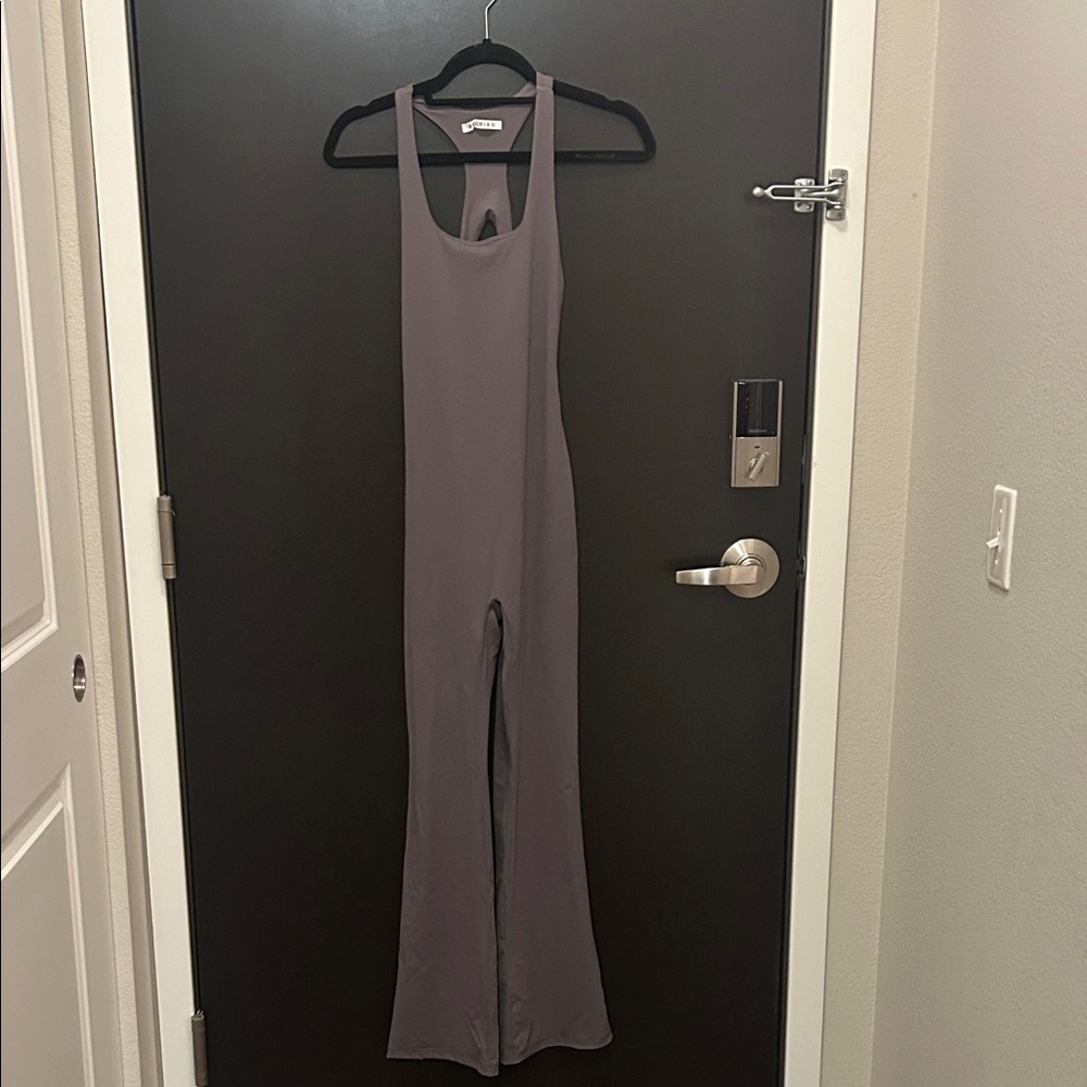 Gray Athletic Jumpsuit